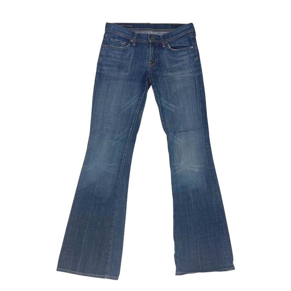 Citizens of‎ Humanity Ingrid 002 Low Waist Flare Stretch Jeans Blue Size 28